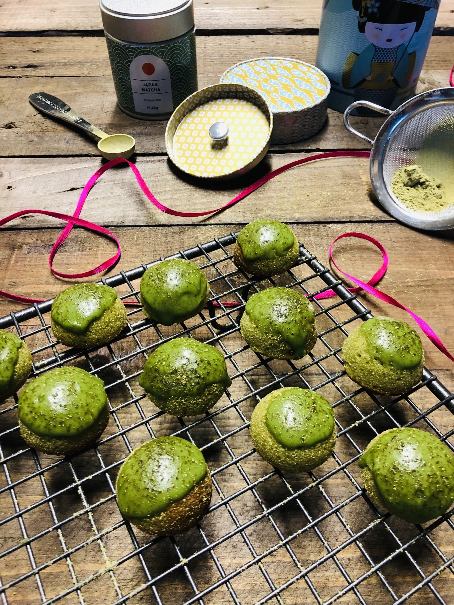 Matcha balletjes